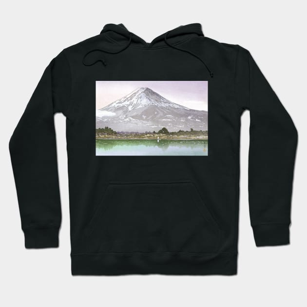 Morning Fuji from Lake Kawaguchi by Tsuchiya Koitsu Hoodie by Takeda_Art